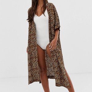 Monki | Leopard Print Caftan